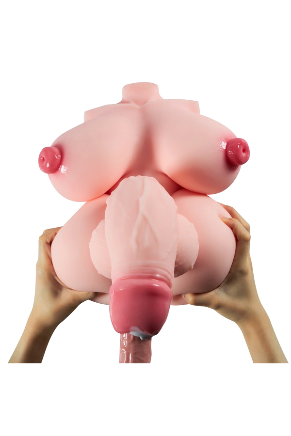 11.2 lbs/5.1kg Torso with Penetrable Penis and Tits TPE Sex Doll - Futa Lucy