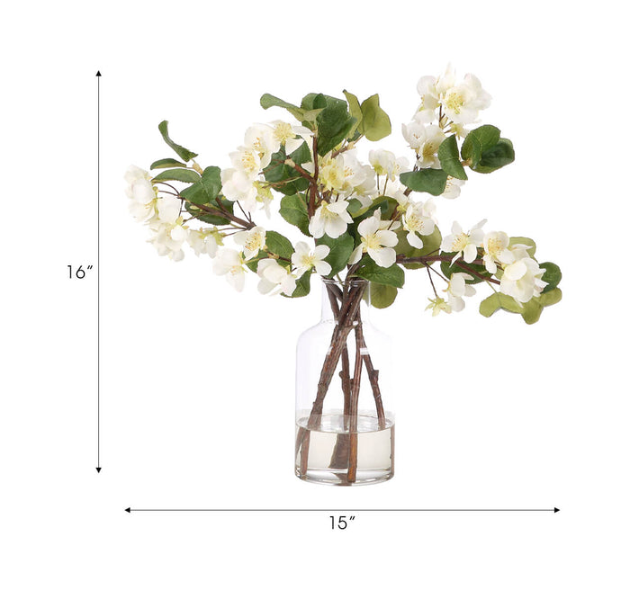16" PEAR BRANCH BLOSSOM