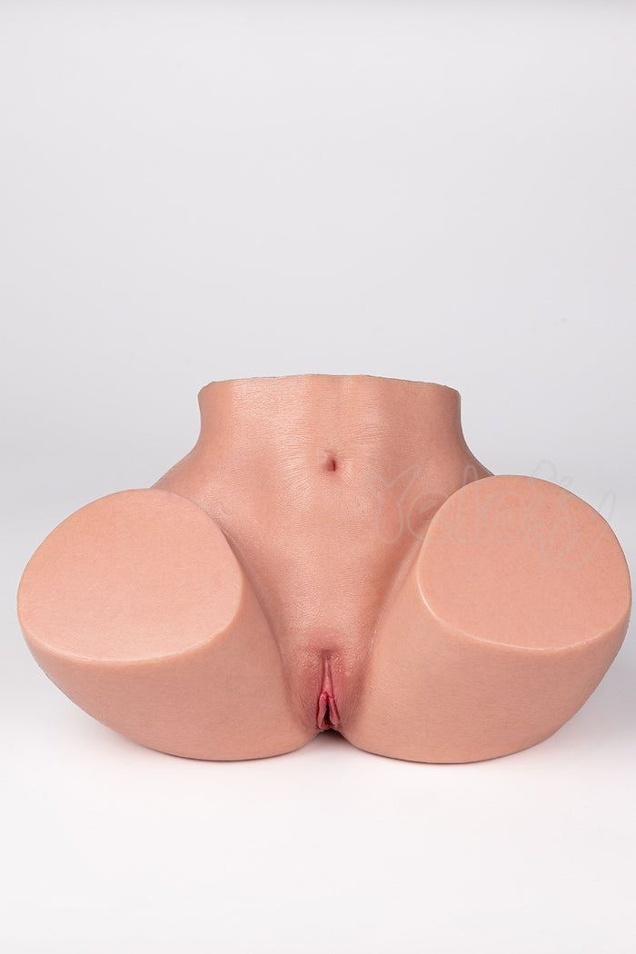 19cm/0ft7 European Silicone Butt Torso Sex Doll - YL-37
