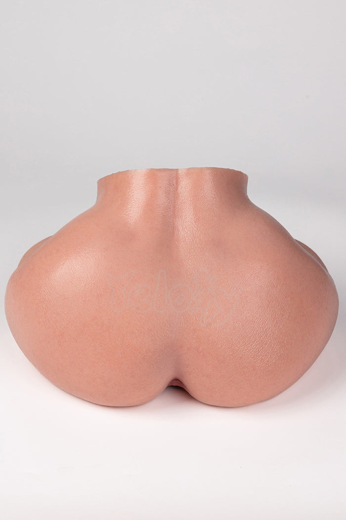 19cm/0ft7 European Silicone Butt Torso Sex Doll - YL-37