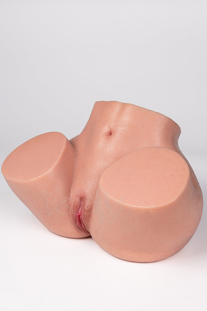 19cm/0ft7 European Silicone Butt Torso Sex Doll - YL-37