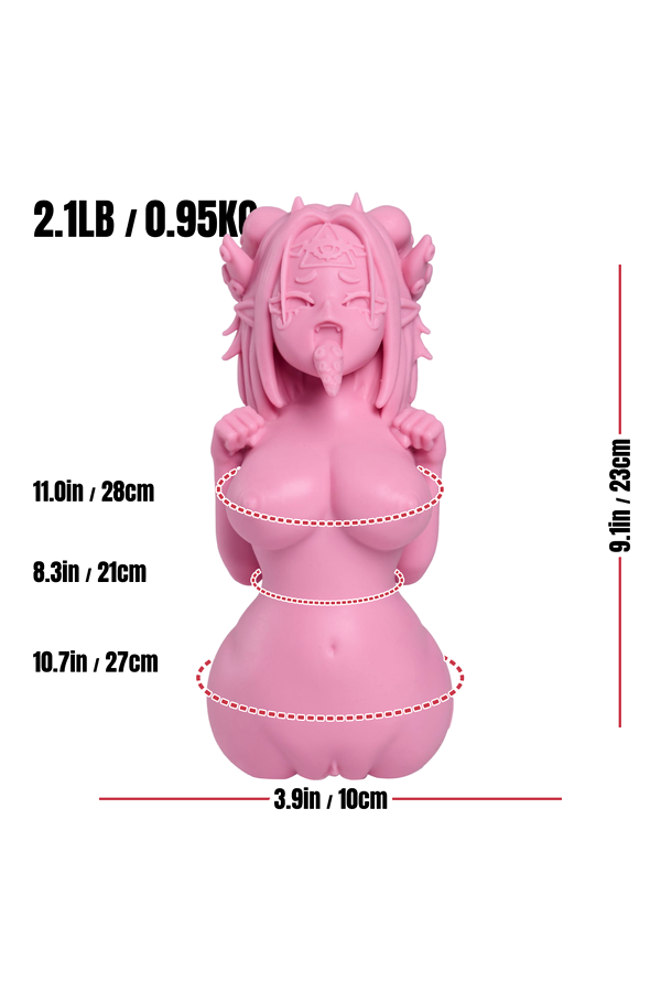 2.1 lbs/0.95kg Silicone Hentai Onahole Octopus Monster Girl Sex Doll - Zombaebby