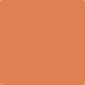 Benjamin Moore Color 2168-30 Orange Blossom