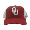47 Brand Oklahoma Sooners OU crimson trucker hat with mesh back, adjustable strap, OSFM fit, new with tags.