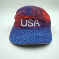 Nike adult unisex USA Tailwind cap in red, white, and blue with Nike logo, adjustable L/XL size, front view.
