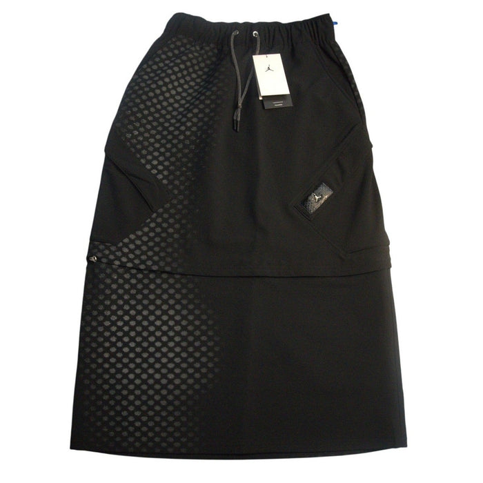 Black Air Jordan Convertible XS skirt for women, mid/full length style, featuring sporty design and versatile wear.