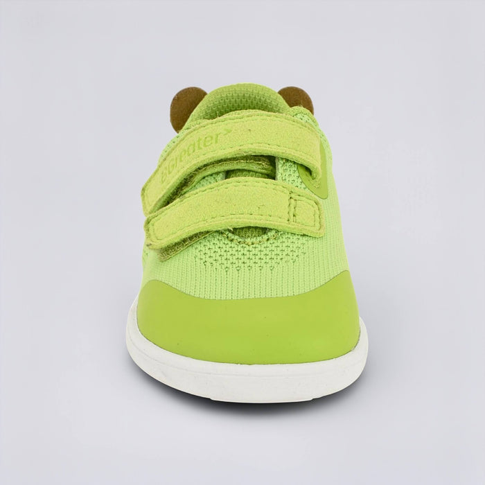 Lime Green barefoot toddler trainer - front