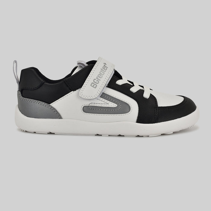 Kids Black White Barefoot Trainer - Outside
