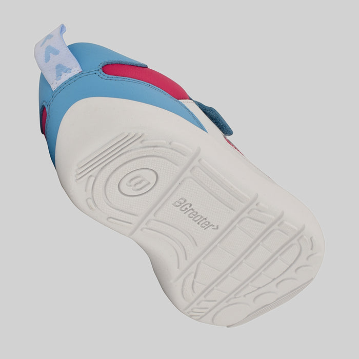 Kids Blue White Barefoot Trainer - Floating