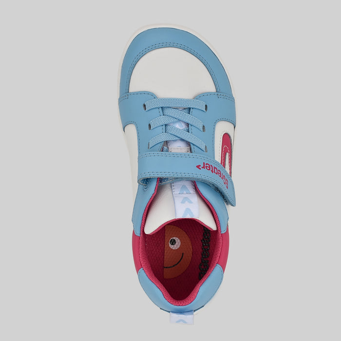 Kids Blue White Barefoot Trainer - Top
