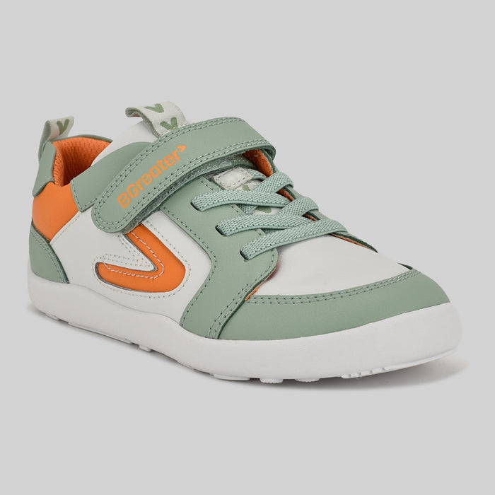 Kids Green White Barefoot Trainer - Main