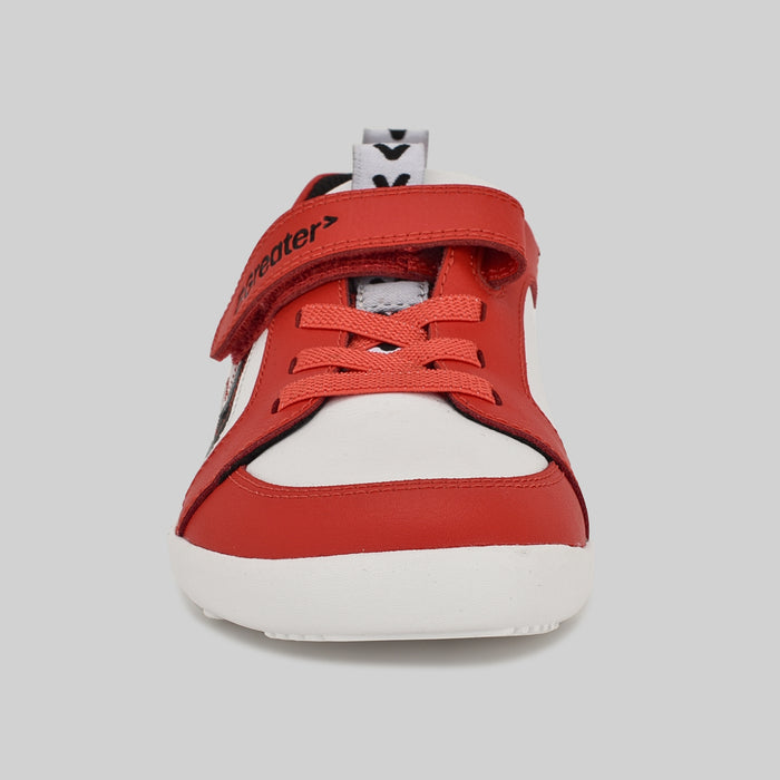 Kids Red White Barefoot Trainer - Front