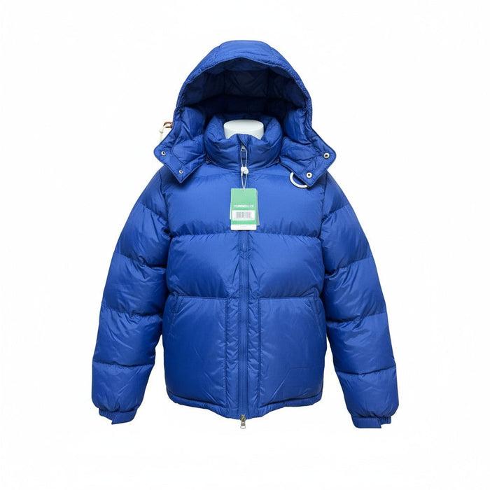 Alpine Design Thermolite insulated puffer jacket for women displayed on a mannequin, showcasing its vintage style and quilted design.