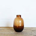 Amber Vase Small