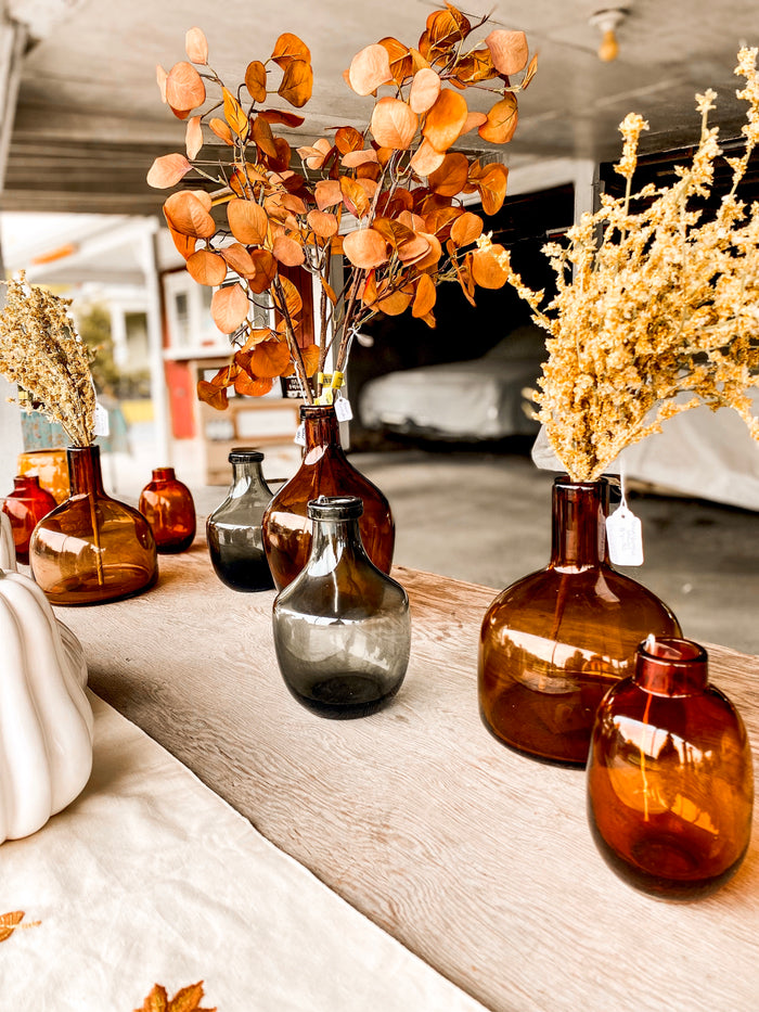 Amber Vase Small