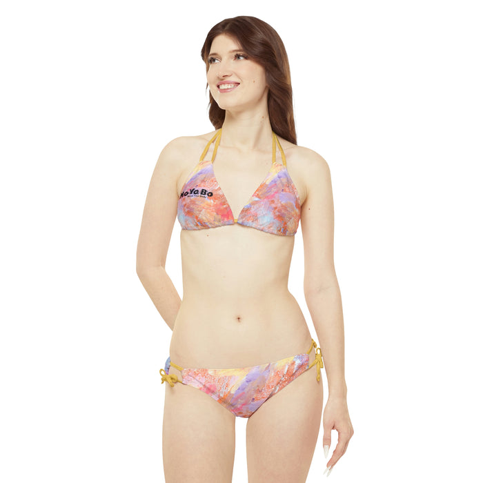 Artwork Strappy Bikini Logo on Top