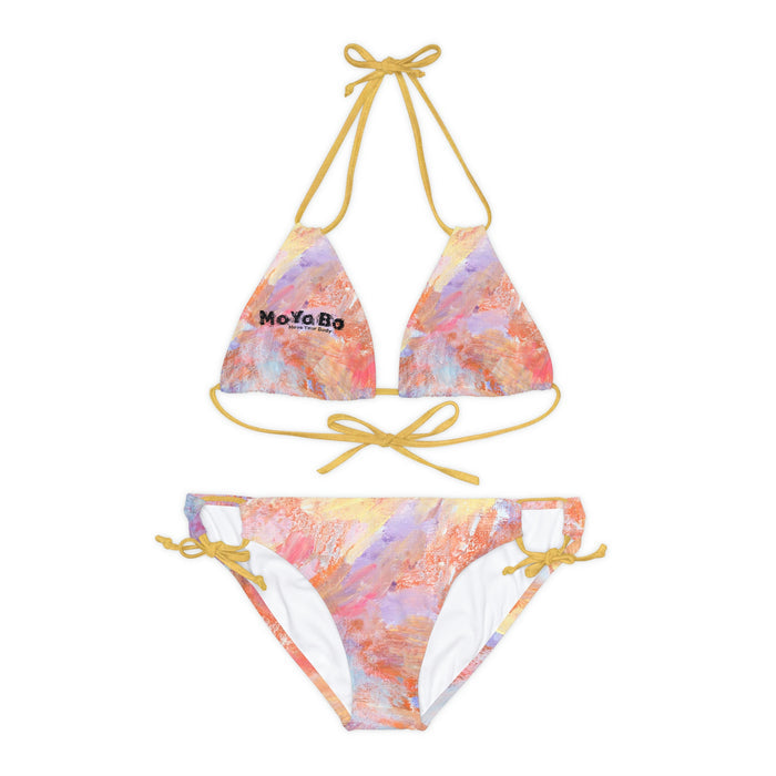 Artwork Strappy Bikini Logo on Top