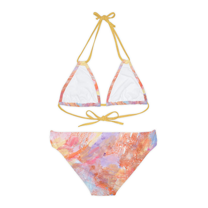 Artwork Strappy Bikini Logo on Top