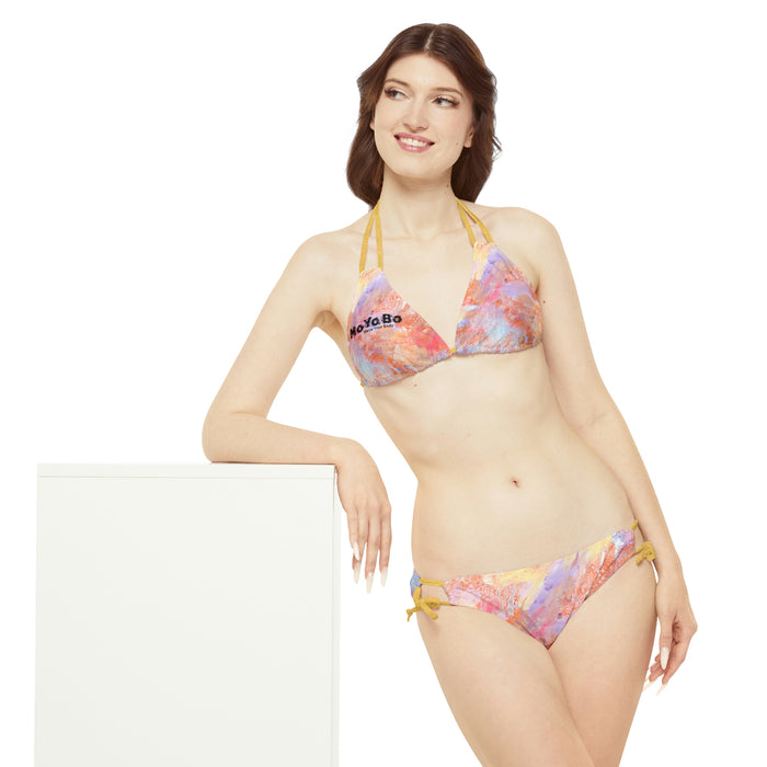 Artwork Strappy Bikini Logo on Top