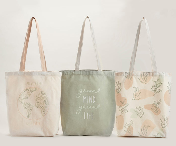 Assorted Market Bags- Green Life
