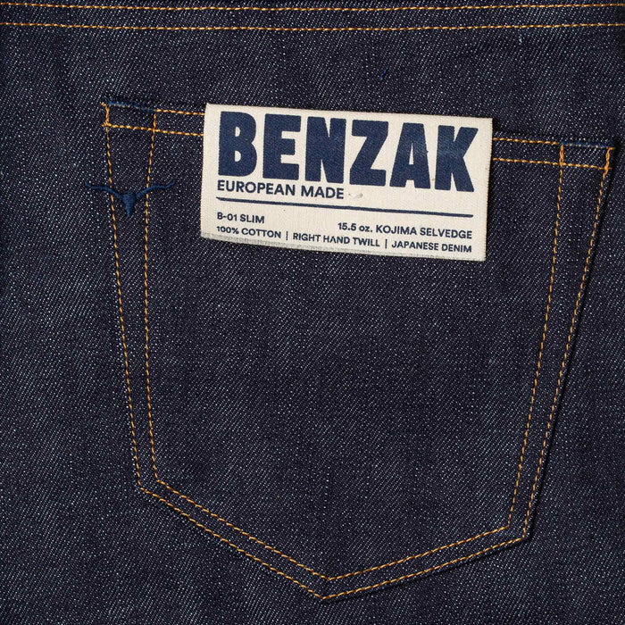 B-01 SLIM 15.5 oz. Kojima selvedge