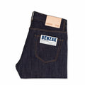 B-01 SLIM TAPERED 13 oz. brown cotton selvedge