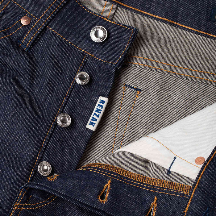 B-01 SLIM TAPERED 14 oz. aged indigo selvedge