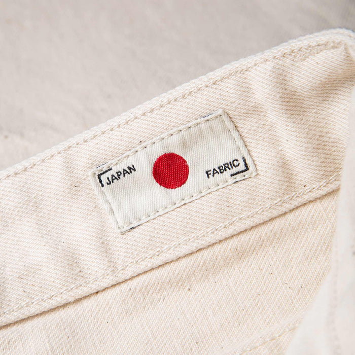 B-01 SLIM TAPERED 14 oz. selvedge colour denim / ecru