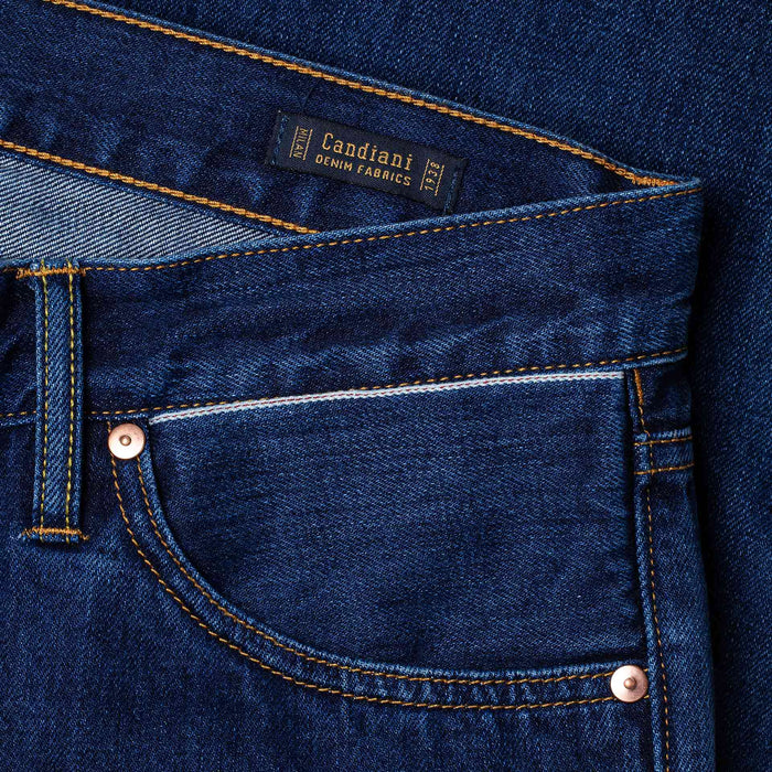 B-02 REGULAR STRAIGHT 13.5 oz. stonewashed selvedge