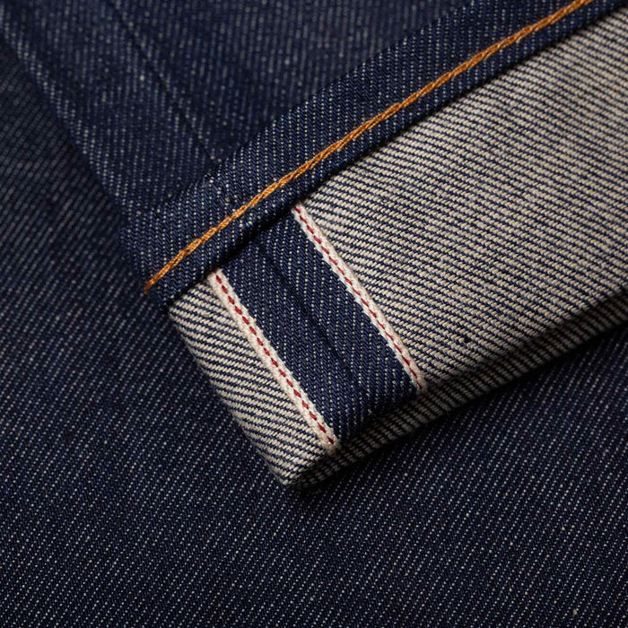 B-02 REGULAR STRAIGHT 14 oz. aged indigo selvedge