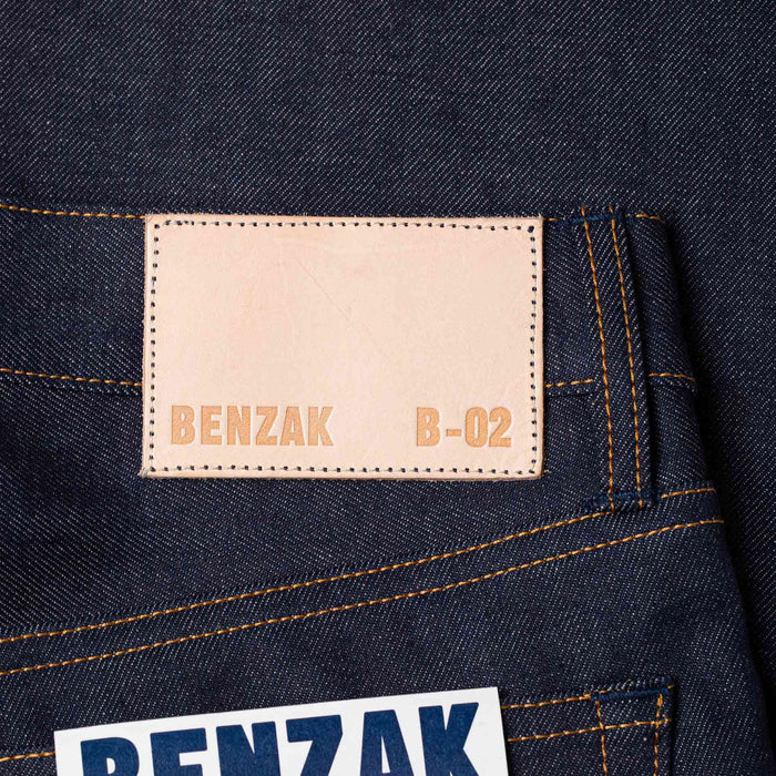 B-02 REGULAR STRAIGHT 14 oz. aged indigo selvedge