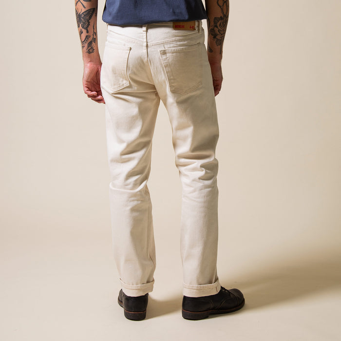 B-02 REGULAR STRAIGHT 14 oz. selvedge colour denim / ecru