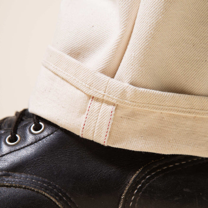 B-02 REGULAR STRAIGHT 14 oz. selvedge colour denim / ecru