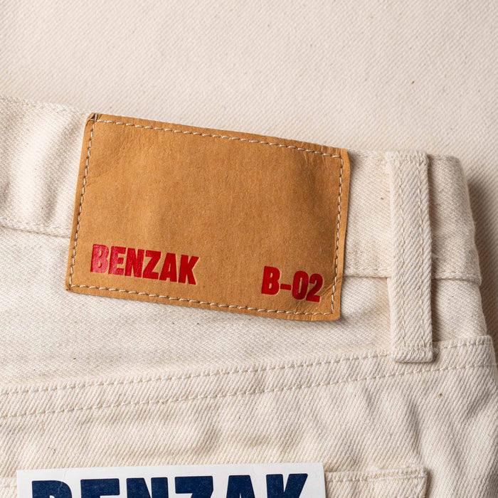 B-02 REGULAR STRAIGHT 14 oz. selvedge colour denim / ecru