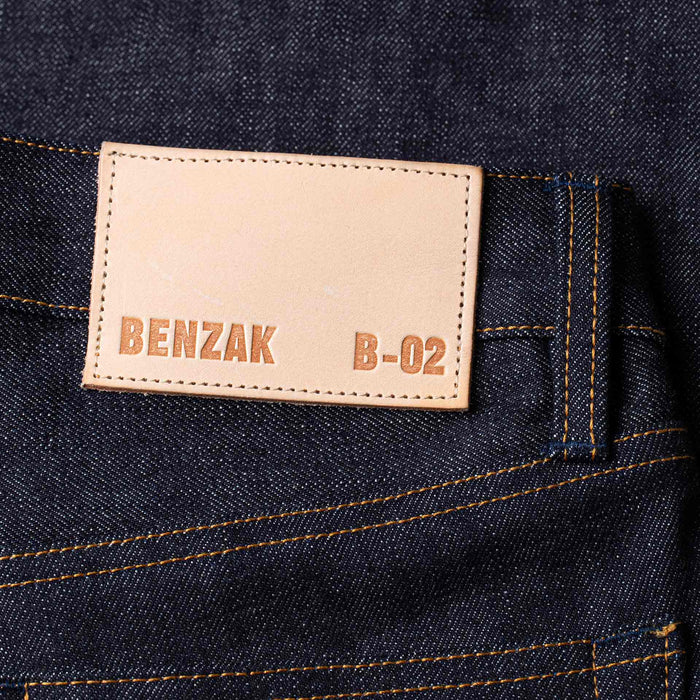B-02 REGULAR STRAIGHT 18 oz. dark indigo selvedge