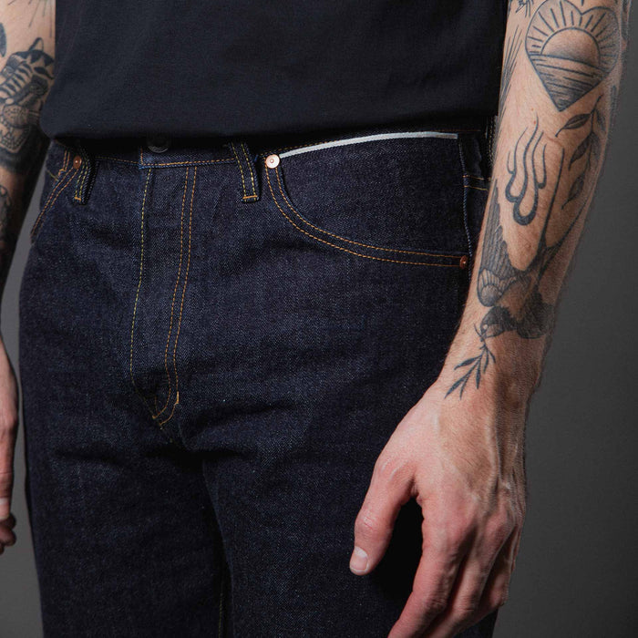 B-02 REGULAR STRAIGHT O/W 14 oz. forties era selvedge