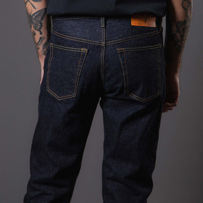 B-02 REGULAR STRAIGHT O/W 14 oz. forties era selvedge