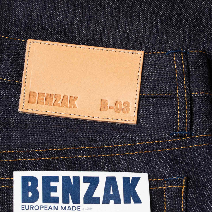 B-03 REGULAR TAPERED 13 oz. brown cotton selvedge