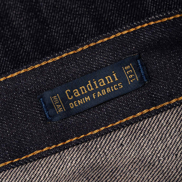 B-03 REGULAR TAPERED 13 oz. brown cotton selvedge