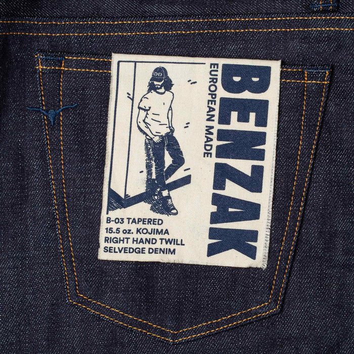 B-03 REGULAR TAPERED 15.5 oz. Kojima selvedge