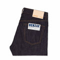 B-04 RELAXED TAPERED 13 oz. brown cotton selvedge