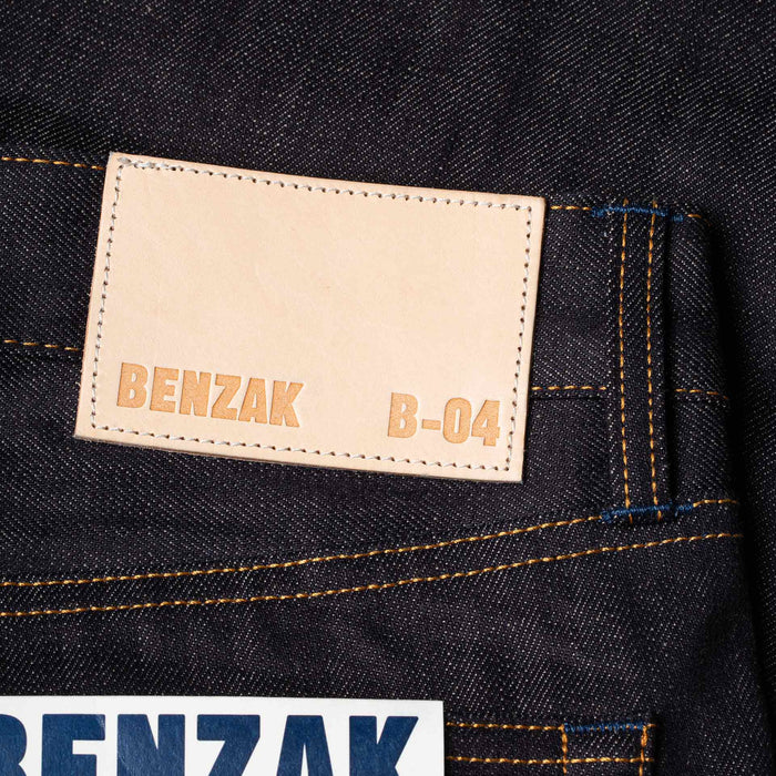 B-04 RELAXED TAPERED 13 oz. brown cotton selvedge