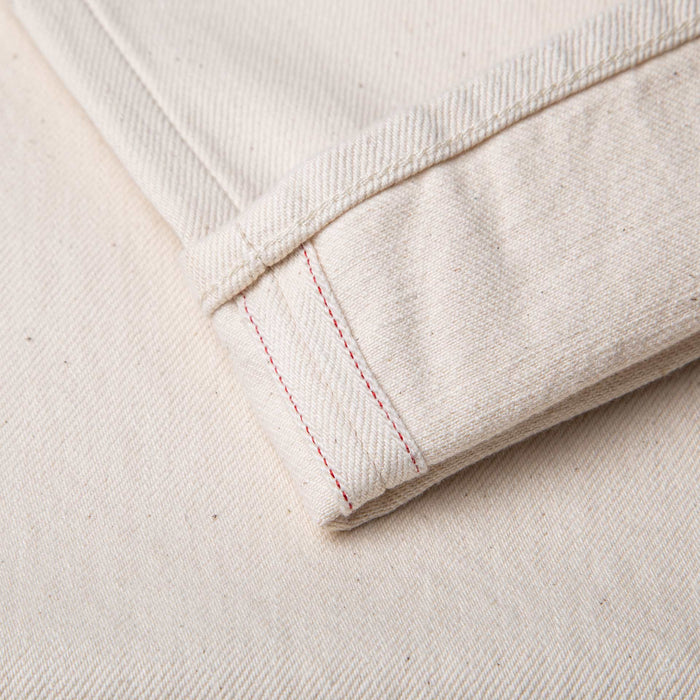 B-04 RELAXED TAPERED 14 oz. selvedge colour denim / ecru