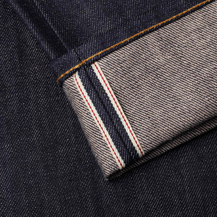 B-07 RELAXED STRAIGHT 13 oz. brown cotton selvedge