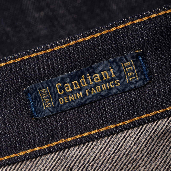 B-07 RELAXED STRAIGHT 13 oz. brown cotton selvedge