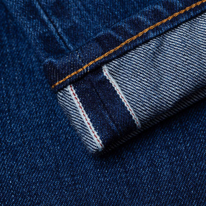 B-07 RELAXED STRAIGHT 13.5 oz. stonewashed selvedge