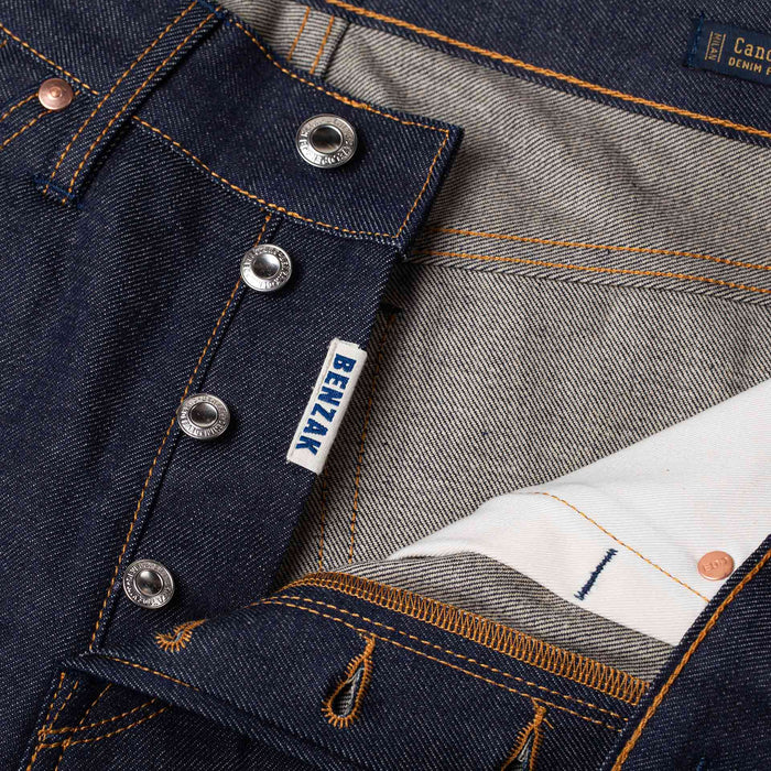B-07 RELAXED STRAIGHT 14 oz. aged indigo selvedge