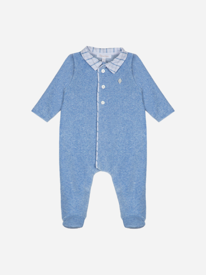 Babygrow Blue Checkers