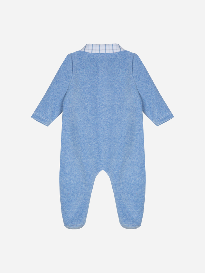 Babygrow Blue Checkers