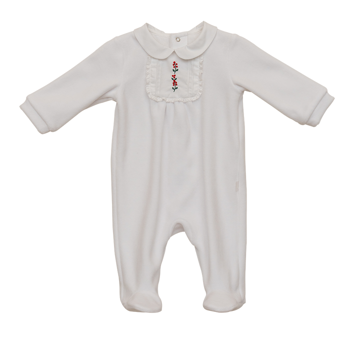 Babygrow Christmas Poinsetta